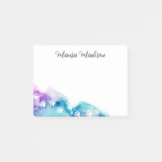 水彩画の水彩画を可愛い水彩画 ポストイット (正面)