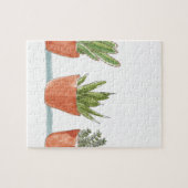 水彩画の水気が多いサボテンの植物 ジグソーパズル (横)