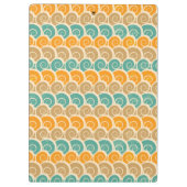 水彩画の波パターン クリップボード (裏面)