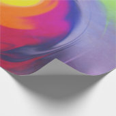 水彩画の波-包装紙 ラッピングペーパー (角)