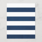 水彩画の海事をテーマにした結婚式の写真 チラシ (裏面)