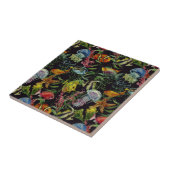 水彩画の海洋生物パターン1 タイル (側面)