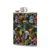 水彩画の海洋生物パターン1 フラスク (左)