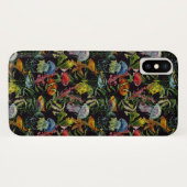 水彩画の海洋生物パターン1 Case-Mate iPhoneケース (裏面(横))