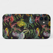 水彩画の海洋生物パターン1 Case-Mate iPhoneケース (裏面(横))