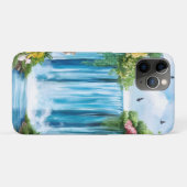 水彩画の滝 Case-Mate iPhoneケース (裏面(横))