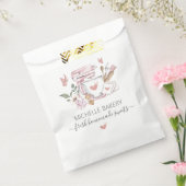 水彩画の焼き菓子スタンドミキサー フェイバーバッグ (封をした状態)