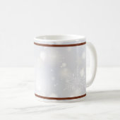 水彩画の狐と雪の休日 コーヒーマグカップ (正面右)