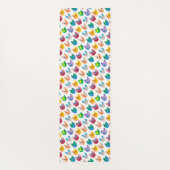 水彩画の猫および友人 ヨガマット (裏面)