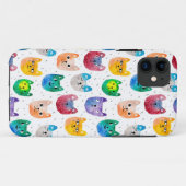 水彩画の猫および友人 Case-Mate iPhoneケース (裏面(横))