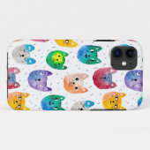 水彩画の猫および友人 Case-Mate iPhoneケース (裏面(横))