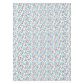 水彩画の珊瑚パターン テーブルクロス (正面)