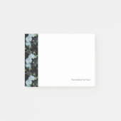 水彩画の白い蘭パターン ポストイット (正面)