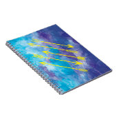 水彩画の矢のノートジャーナル ノートブック (右側)