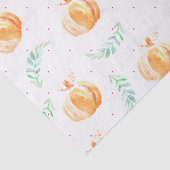 水彩画の秋の秋のカボチャ及び月桂樹 薄葉紙 (詳細)