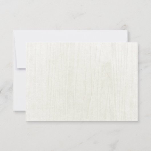 水彩画の種族のボヘミア人はRSVPカードに羽をつけます 出欠カード (裏面)