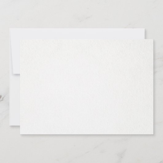 水彩画の紙の披露宴のエレガントなタイポグラフィ 招待状 (裏面)