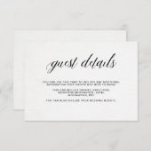 水彩画の紙|の詳細のエレガントなタイポグラフィ エンクロージャーカード (正面/裏面)