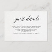 水彩画の紙|の詳細のエレガントなタイポグラフィ エンクロージャーカード (正面)