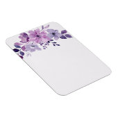 水彩画の紫の花束 マグネット (右側)