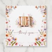 水彩画の絵本　新しい章　ブライダルシャワー フェイバータグ (正面)