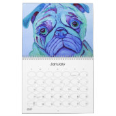 水彩画の絵画のカレンダー カレンダー (1月 2027)