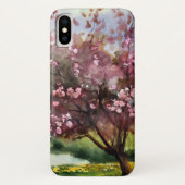 水彩画の絵画の景色 Case-Mate iPhoneケース (裏面)