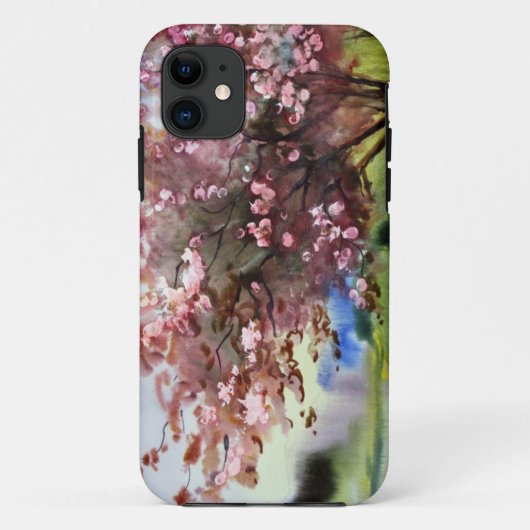 水彩画の絵画の景色 Case-Mate iPhoneケース (裏面)