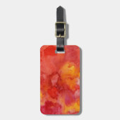 水彩画の絵画の背景 ラゲッジタグ (正面縦)