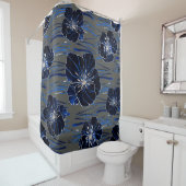 水彩画の美しいシームレスパターン シャワーカーテン (インサイチュ)