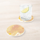 水彩画の背景 コースター (側面)