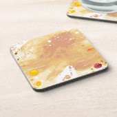 水彩画の背景 コースター (左側)