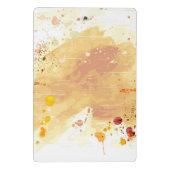 水彩画の背景 ミニクリップボード (裏面)