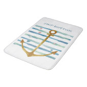 水彩画の船いかり美術休暇の船底、 バスマット (アングル)