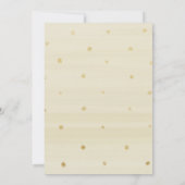 水彩画の花のシカのベビーシャワー招待状 招待状 (裏面)