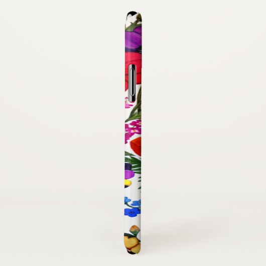 水彩画の花の庭のiPhoneの場合 Case-Mate iPhoneケース (裏面/右)