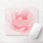 水彩画の花の淡いピンクのシャクヤク マウスパッド (マウス)