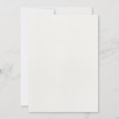 水彩画の花の誕生日の茶パーティの招待状 招待状 (裏面)