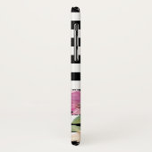 水彩画の花は及び縞で飾ります Case-Mate iPhoneケース (裏面/左)