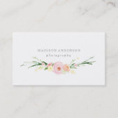 水彩画の花束|の名刺 名刺 (正面)