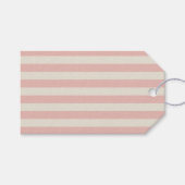 水彩画の花束、ブライダルシャワーのテーブルのいいえラベル ギフトタグ (正面(横))