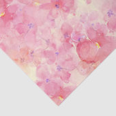 水彩画の花模様 薄葉紙 (詳細)