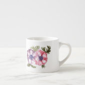 水彩画の花 エスプレッソカップ (右)