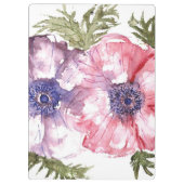 水彩画の花 クリップボード (裏面)