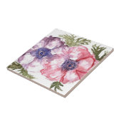 水彩画の花 タイル (側面)