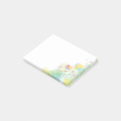 水彩画の花 ポストイット (アングル)