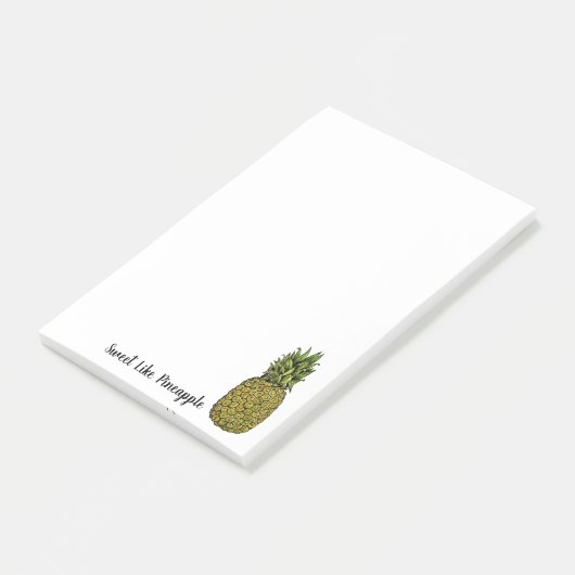 水彩画の芸術のかわいいパイナップル ポストイット (アングル)