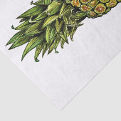 水彩画の芸術のかわいいパイナップル 薄葉紙 (詳細)