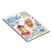 水彩画の芸術のランタン ノートブック (右側)