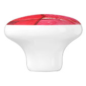 水彩画の芸術の赤い黄色 セラミックノブ (側面)